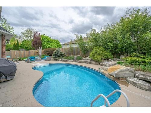 406 Whisker Street, London, ON - Outdoor With In Ground Pool With Backyard