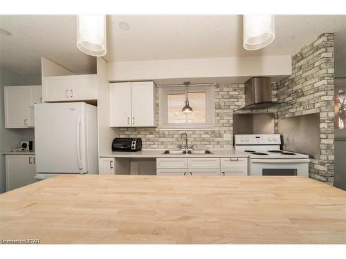 108 Marlborough Avenue, London, ON - Indoor Photo Showing Kitchen With Double Sink