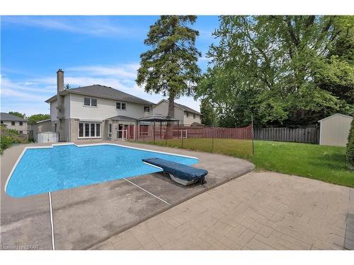 26 Colonial Crescent, London, ON - Outdoor With In Ground Pool With Backyard