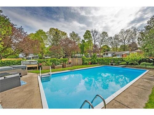 18 Blue Ridge Crescent, London, ON - Outdoor With In Ground Pool With Backyard