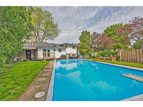 18 Blue Ridge Crescent, London, ON - Outdoor With In Ground Pool With Backyard