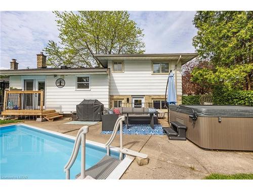18 Blue Ridge Crescent, London, ON - Outdoor With In Ground Pool With Deck Patio Veranda With Exterior