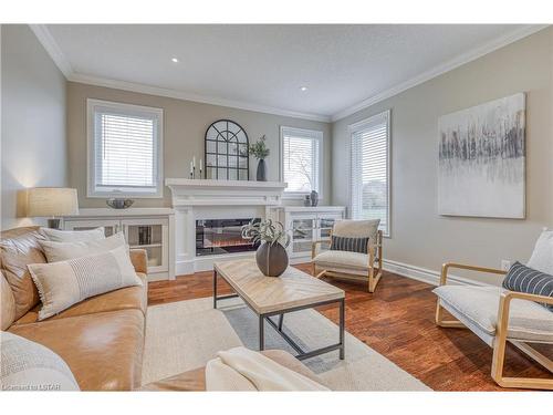 683 Tennent Avenue, London, ON - Indoor Photo Showing Living Room With Fireplace