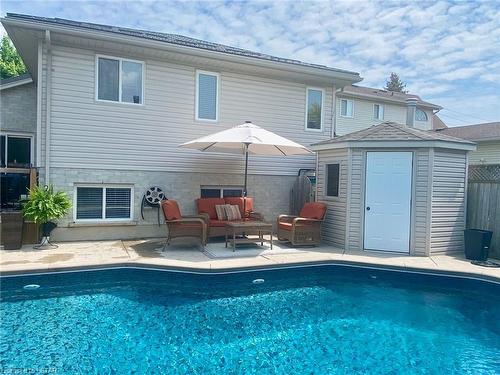 795 Nadine Avenue, London, ON - Outdoor With In Ground Pool With Deck Patio Veranda