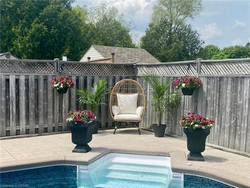 795 Nadine Avenue, London, ON - Outdoor With In Ground Pool With Deck Patio Veranda