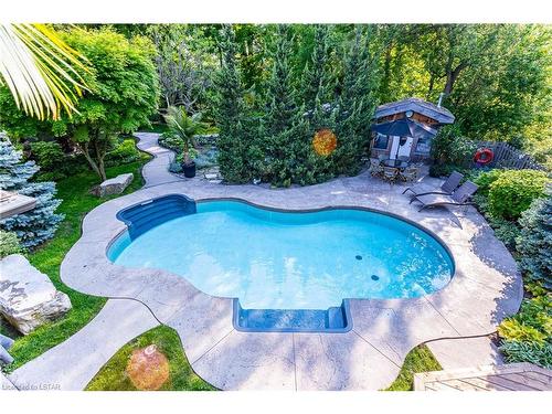 4-80 Barton Street, London, ON - Outdoor With In Ground Pool With Deck Patio Veranda With Backyard