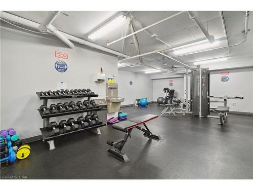 1202-155 Kent Street, London, ON - Indoor Photo Showing Gym Room