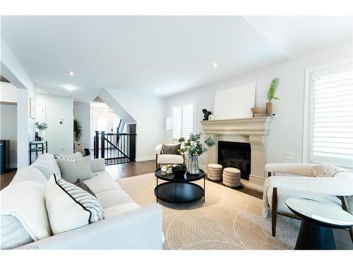 2180 Yellowbirch Place, London, ON - Indoor Photo Showing Living Room With Fireplace