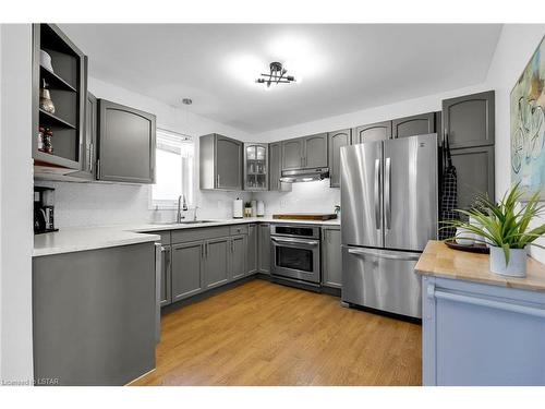 231 Parkview Drive, Strathroy, ON - Indoor Photo Showing Kitchen With Upgraded Kitchen