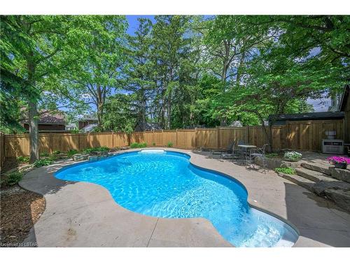 48 Windsor Avenue, London, ON - Outdoor With In Ground Pool With Backyard