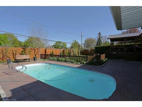 10 Oregon Road, London, ON - Outdoor With In Ground Pool With Deck Patio Veranda With Backyard