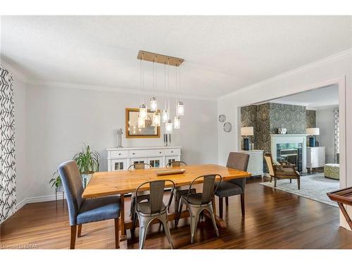 539 Rosecliffe Terrace, London, ON - Indoor Photo Showing Dining Room With Fireplace