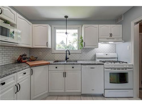 12 Silverdale Crescent, London, ON - Indoor Photo Showing Kitchen With Double Sink