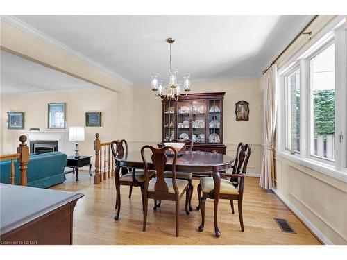 751 Griffith Street, London, ON - Indoor Photo Showing Dining Room With Fireplace