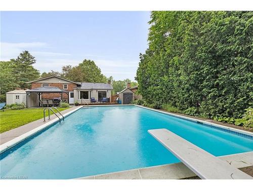 1432 Helena Montague Avenue, London, ON - Outdoor With In Ground Pool With Backyard