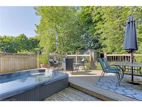 123 Kimberley Avenue, London, ON - Outdoor With Above Ground Pool With Deck Patio Veranda