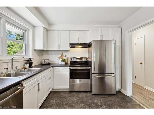 760 Fleet Street, London, ON - Indoor Photo Showing Kitchen With Double Sink