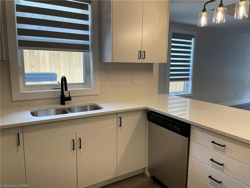 449 Grey Street, London, ON - Indoor Photo Showing Kitchen With Double Sink