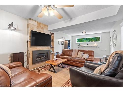 35 Paperbirch Crescent, London, ON - Indoor Photo Showing Living Room With Fireplace