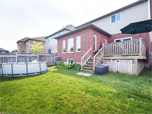 412 Blackacres Boulevard, London, ON - Outdoor With Above Ground Pool With Deck Patio Veranda