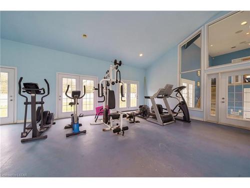 1561 Westchester Bourne Road, Thames Centre, ON - Indoor Photo Showing Gym Room