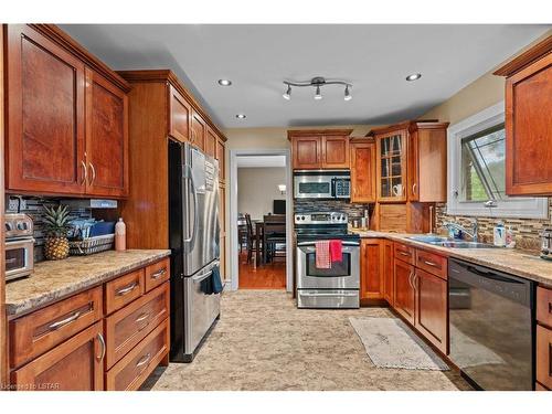 182 Dearborn Avenue, London, ON - Indoor Photo Showing Kitchen With Double Sink