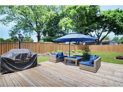 1394 Erindale Crescent, London, ON - Outdoor With Deck Patio Veranda With Backyard