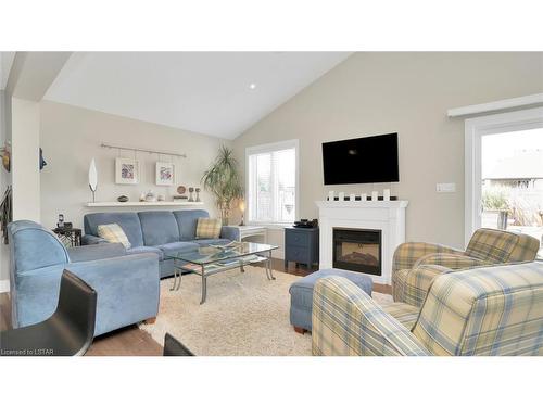 1863 Reilly Walk, London, ON - Indoor Photo Showing Living Room With Fireplace