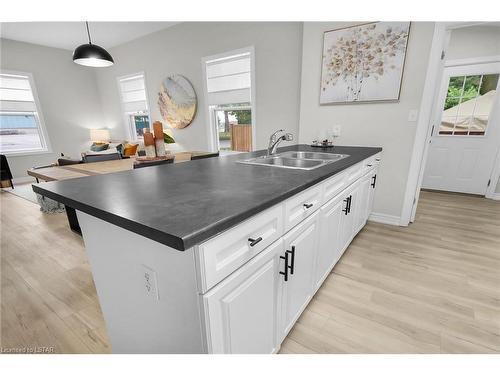 57 Burslem Street, London, ON - Indoor Photo Showing Kitchen With Double Sink