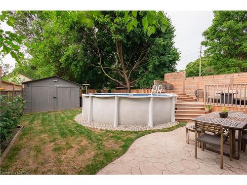 124 Raywood Avenue, London, ON - Outdoor With Above Ground Pool With Backyard