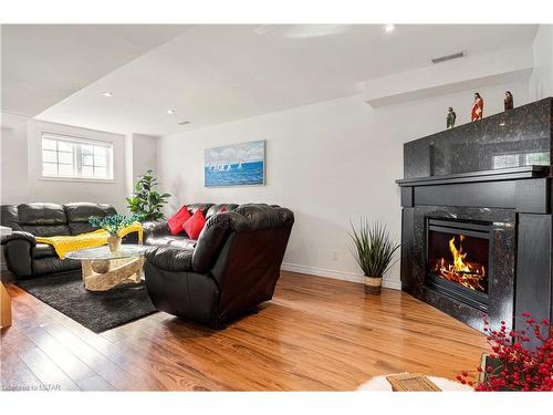 4987 Malden Road, Windsor, ON - Indoor Photo Showing Living Room With Fireplace