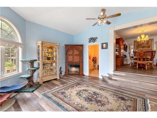 289 Whiting Street, Ingersoll, ON - Indoor Photo Showing Other Room With Fireplace