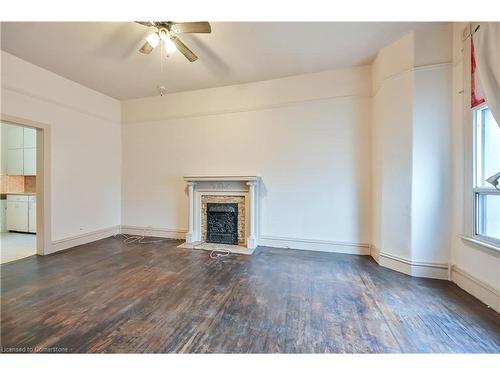 30 Cannon Street W, Hamilton, ON - Indoor Photo Showing Living Room With Fireplace