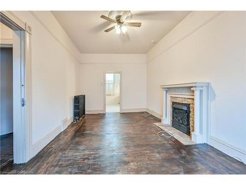 30 Cannon Street W, Hamilton, ON - Indoor Photo Showing Living Room With Fireplace