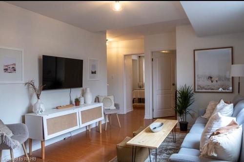 5B-66 King Street E, Hamilton, ON - Indoor Photo Showing Living Room