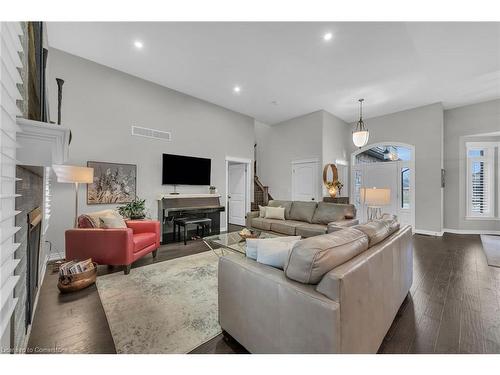 11 Taishan Place, Waterford, ON - Indoor Photo Showing Living Room With Fireplace