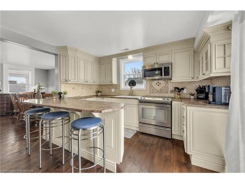 898 Port Maitland Road, Port Maitland, ON - Indoor Photo Showing Kitchen With Stainless Steel Kitchen