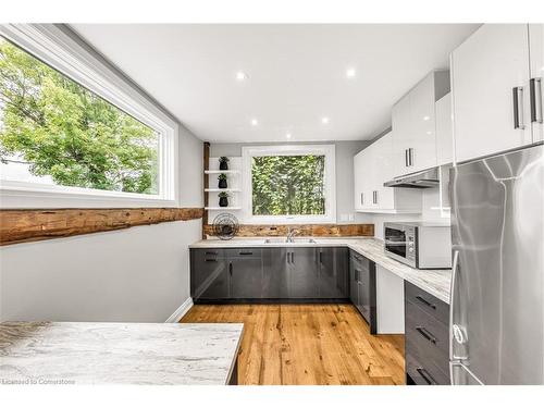 1399 Safari Road, Flamborough, ON - Indoor Photo Showing Kitchen With Double Sink