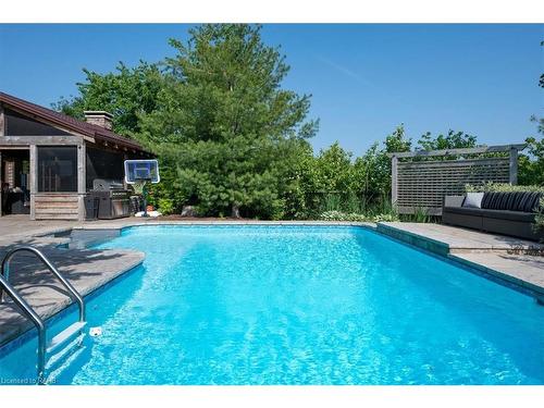 320 Wrigglesworth Crescent, Milton, ON - Outdoor With In Ground Pool With Backyard