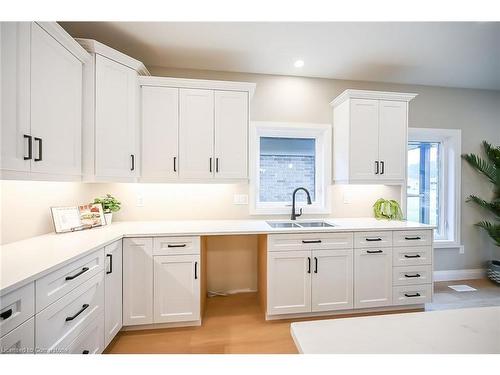 88 St. Michael'S Street, Delhi, ON - Indoor Photo Showing Kitchen With Double Sink