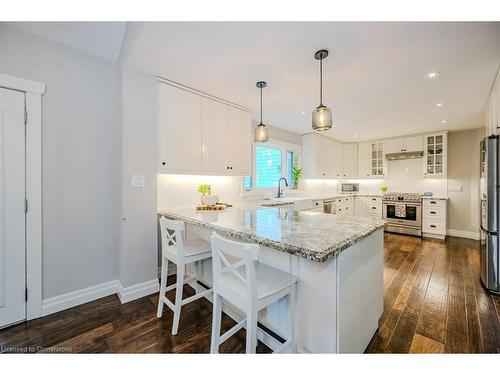 6490 Panton Street, Burlington, ON - Indoor Photo Showing Kitchen With Stainless Steel Kitchen With Upgraded Kitchen