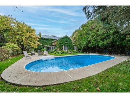 711 Norfolk Street S, Simcoe, ON - Outdoor With In Ground Pool With Deck Patio Veranda With Backyard