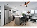 A907-3210 Dakota Common, Burlington, ON  - Indoor Photo Showing Kitchen With Stainless Steel Kitchen With Upgraded Kitchen 