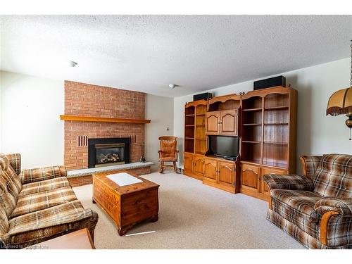 47 Winter Way, Brantford, ON - Indoor Photo Showing Living Room With Fireplace