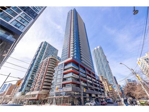 4103-159 Dundas Street E, Toronto, ON - Outdoor With Balcony With Facade