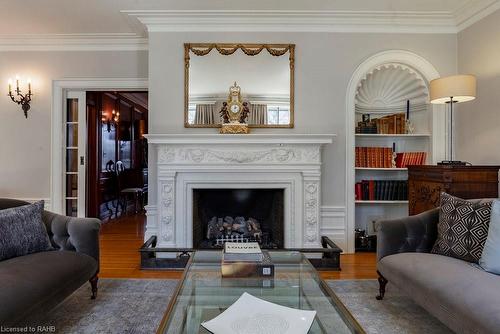 120 Aberdeen Avenue, Hamilton, ON - Indoor Photo Showing Living Room With Fireplace