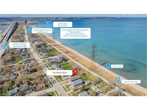 795 Beach Boulevard, Hamilton, ON - Outdoor With Body Of Water With View