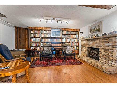 560 Westover Road, Dundas, ON - Indoor Photo Showing Living Room With Fireplace