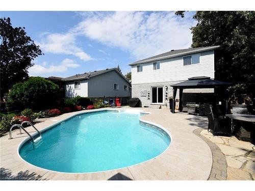 100 Stone Church Road E, Hamilton, ON - Outdoor With In Ground Pool With Backyard