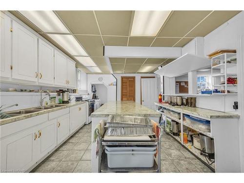 35 Merrit Street, York, ON - Indoor Photo Showing Kitchen With Double Sink